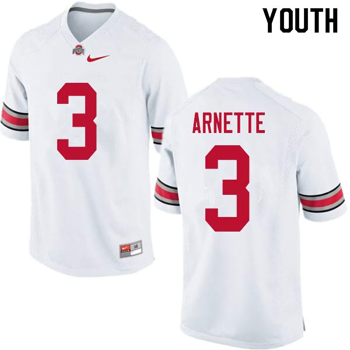 Damon Arnette Ohio State Buckeyes Youth NCAA #3 Nike White College Stitched Football Jersey EAL3556RH